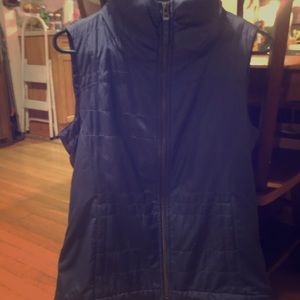 Light Blue Columbia High Neck Vest